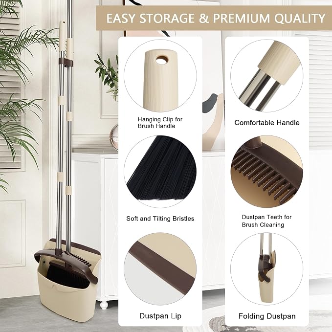 Broom and Dustpan Set, Dustpans - Image 5