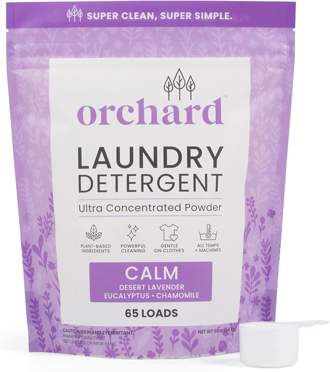 Orchard Laundry Detergent Powder Natural Deep Cleaning Laundry Powder by Orchard