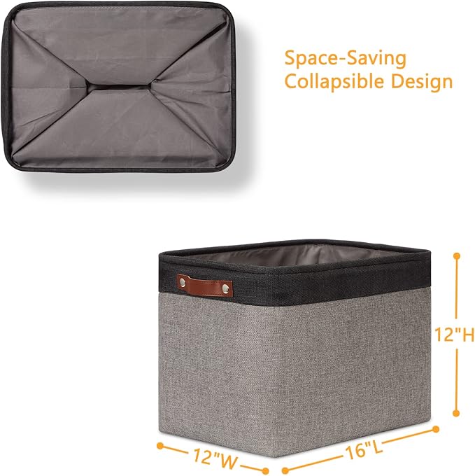 DULLEMELO Storage Bins 16"x12"x12" - Image 2