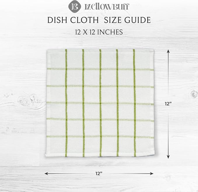 100% Cotton Terry Dish Cloth & Dish Towel, 6 Pack, Super Soft and Absorbent - Image 4