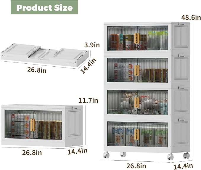 80Gal Stackable Plastic Storage Bins - Image 3