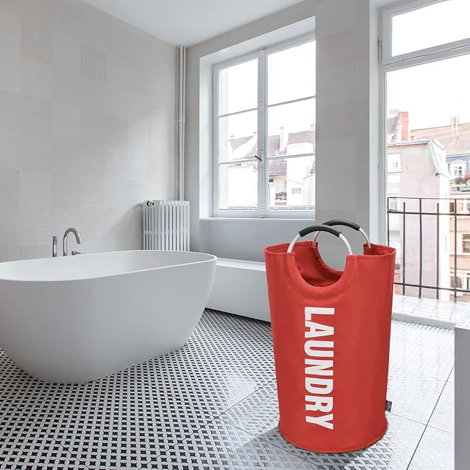 DOKEHOM 125L X-Large Collapsible Washing Laundry Basket Bag - Image 8