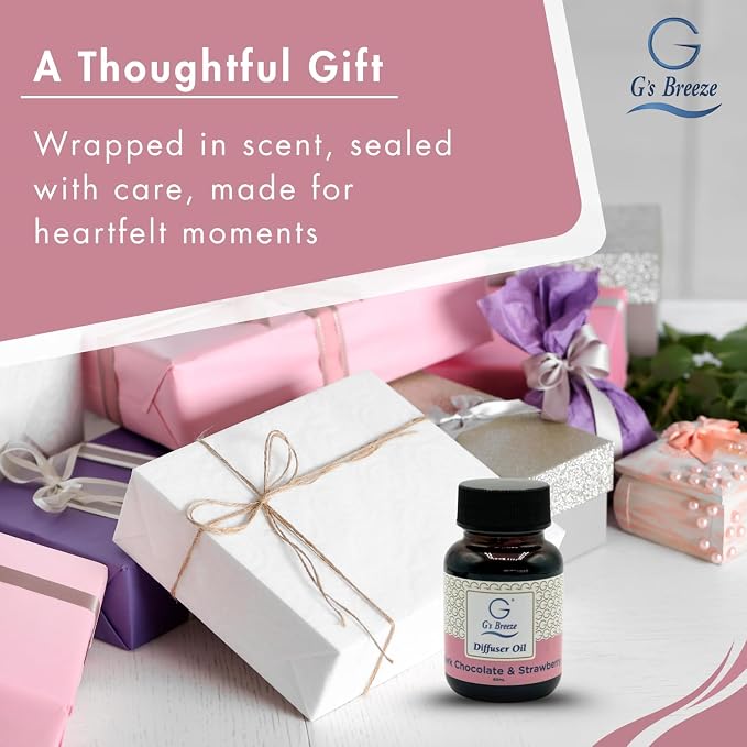 G's Breeze Dark Chocolate & Strawberry Diffuser Oil Refill - Image 9