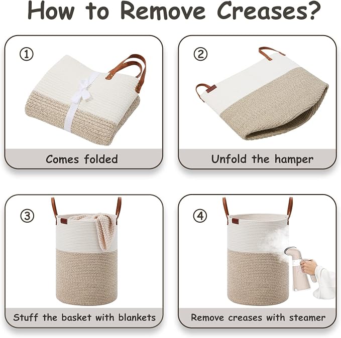 VIPOSCO Small Laundry Basket, Slim Baby Hamper - Image 6