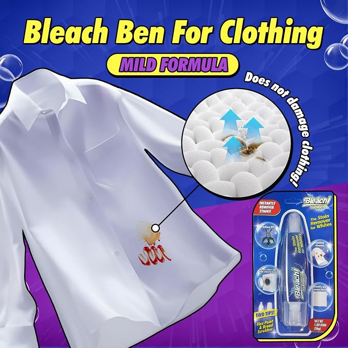 Bleach Pen For Clothing, Bleach Pen, Stain Remover Pen, Clothing Bleached DIY - Image 4