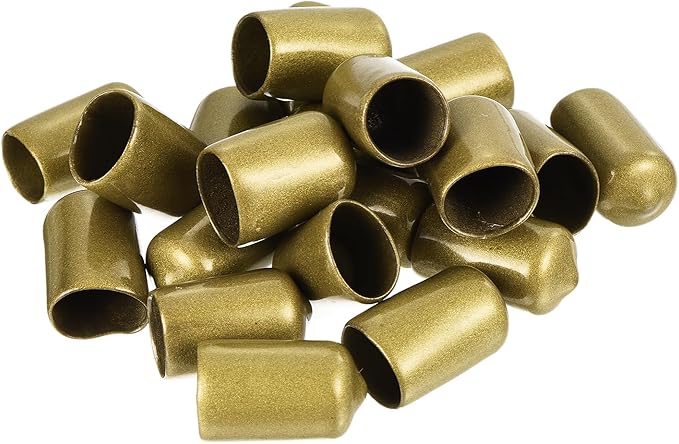 uxcell 20pcs Rubber End Caps 13mm ID Vinyl Round Tube Bolt Cap Cover Thread - Image 4
