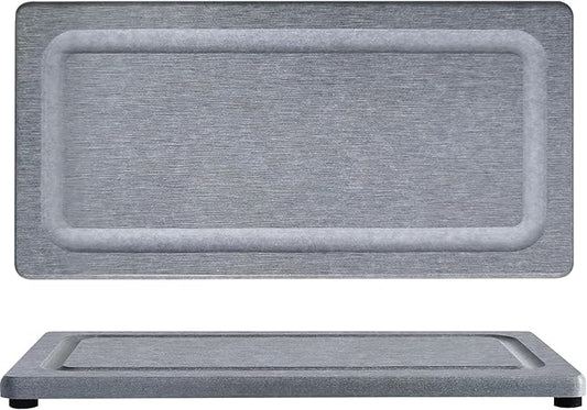 2 PCS Water Absorbing Stone Trays by Unknown