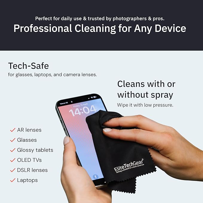 Elite Screens Microfiber Cleaning Cloth - Image 4
