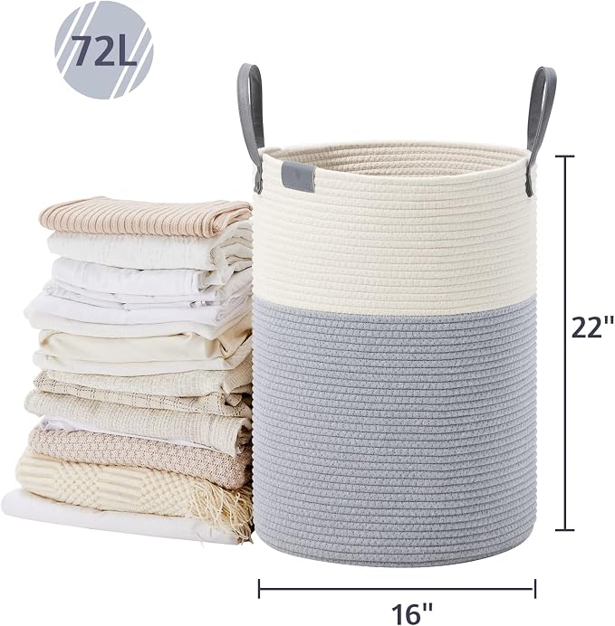 VIPOSCO Tall Laundry Basket, Large Dirty Clothes Hamper - Image 5