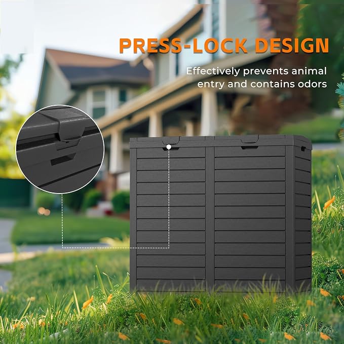 62-Gallon Outdoor Trash Can - Image 6