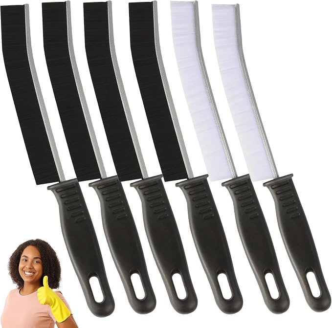 Crevice Cleaning Brush Set, 6 Pack Gap Cleaning Brushes by KDJHOMEINC