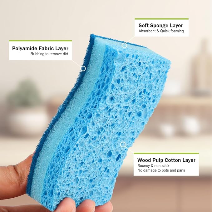 AIDEA Sponges Kitchen, Non-Scratch Scrub Sponge, Sponges - Image 3