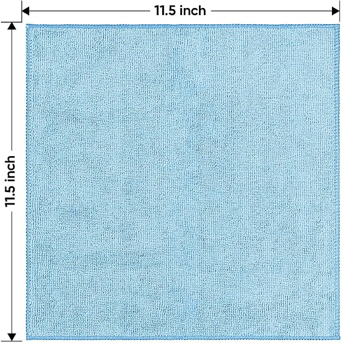 HOMEXCEL Microfiber Cleaning Cloth 20 Pack 11.5 x 11.5 inch Microfiber Towels - Image 7