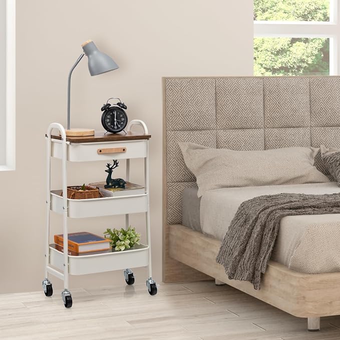 AGTEK Rolling Organizer Cart - Image 2