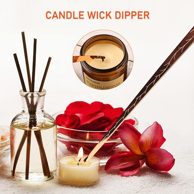 5 in 1 Candle Accessory Set, Candle Wick Trimmer Cutter, Candle Snuffer & - Image 6