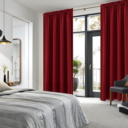 DWCN Blackout Curtains for Living Room Thermal Insulated, Energy Saving & Noise - Image 2
