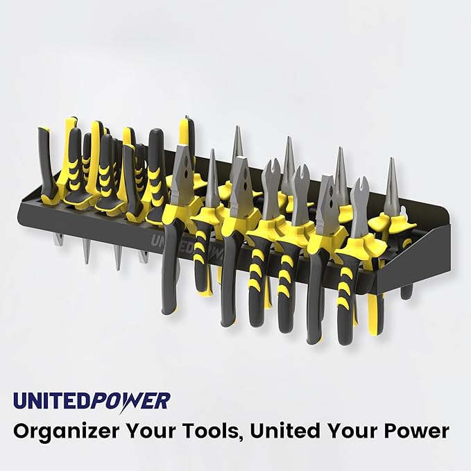 UNITEDPOWER Pliers Holder, Wall Mount Storage Rack Organizer - Image 7