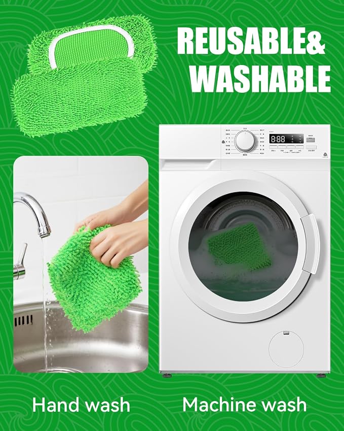 Reusable Microfiber Mop Pads Compatible - Image 6