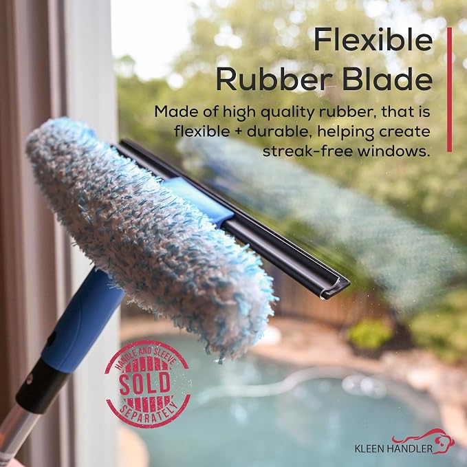 Kleen Handler Pack of 30 Professional 14” Window Washing Squeegee Blades - Image 2