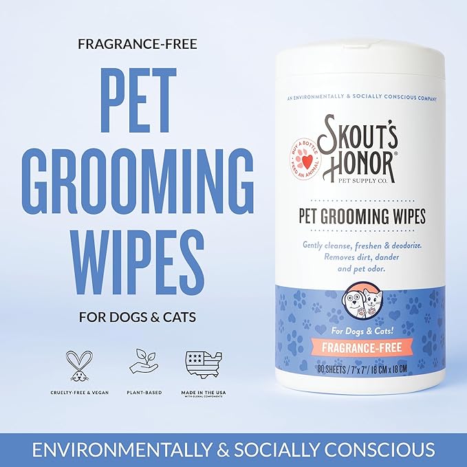 SKOUT'S HONOR Pet Grooming Wipes - Image 3