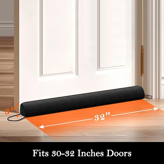 Sunolga 32" Door Draft Stopper Blocks Hot and Cold Air - Image 2