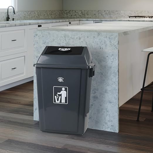 18 Gallon Tall Plastic Trash Can - Image 5