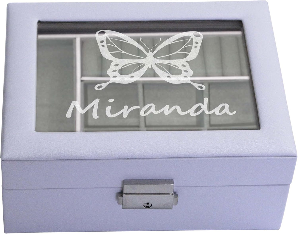My Personal Memories Personalized Jewelry Box for Girls - Custom Engraved wit...