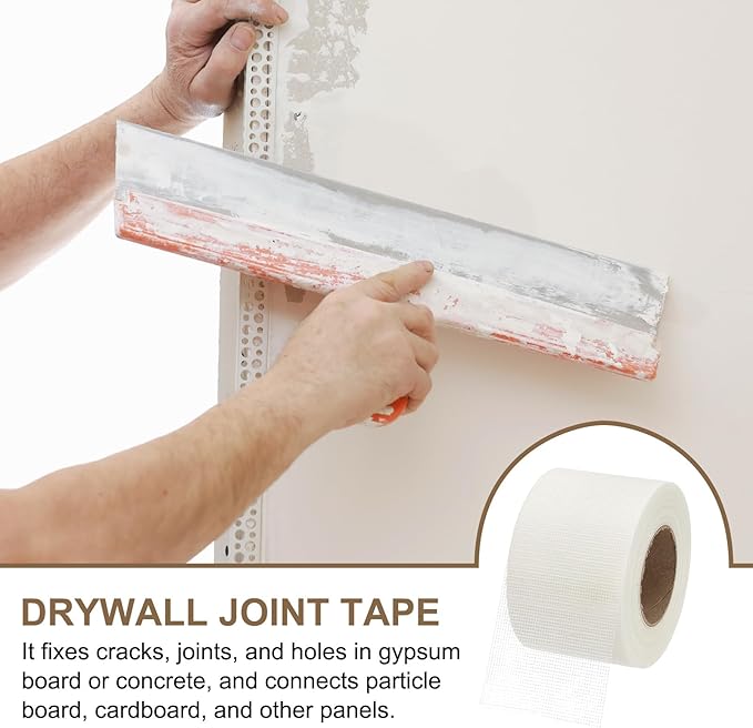 PATIKIL Drywall Repair Mesh Tape, 4 inch x 164 ft Fiberglass Repair Patch - Image 7