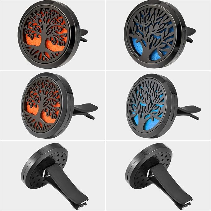 2 Pieces 316L Car Aromatherapy Oil Diffuser Air Freshener - Image 4