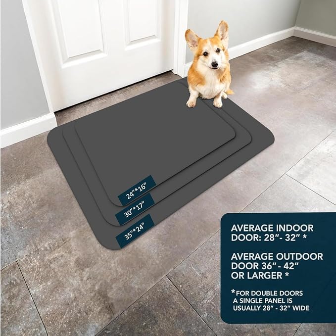 Ultra Thin Door Mat Indoor Entrance, 1/10 in Thin Door Mats - Image 8