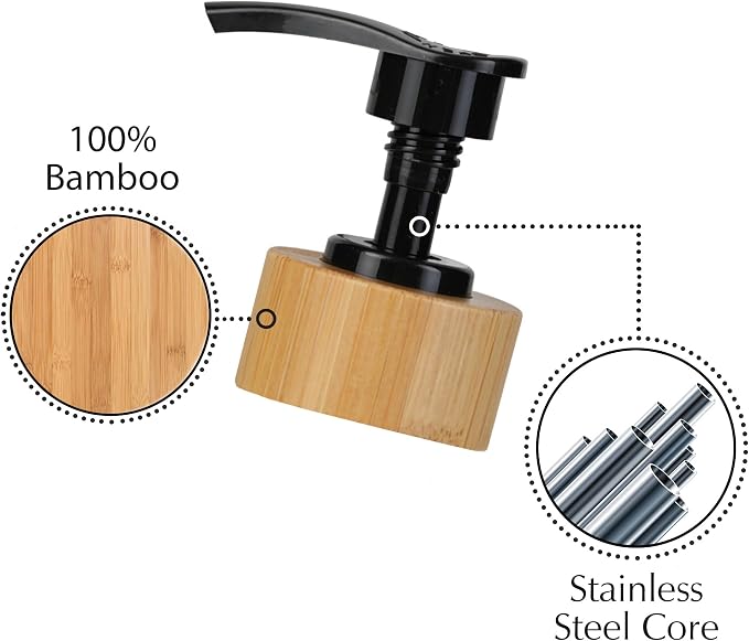 Emerson Essentials Soap Dispenser, Dish Soap Dispenser, Soap Bottle Bathroom Set - Image 5