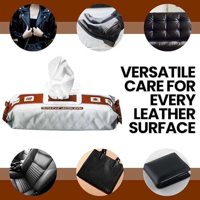 Venture Wipes Leather Cleaner Wipes - Image 3