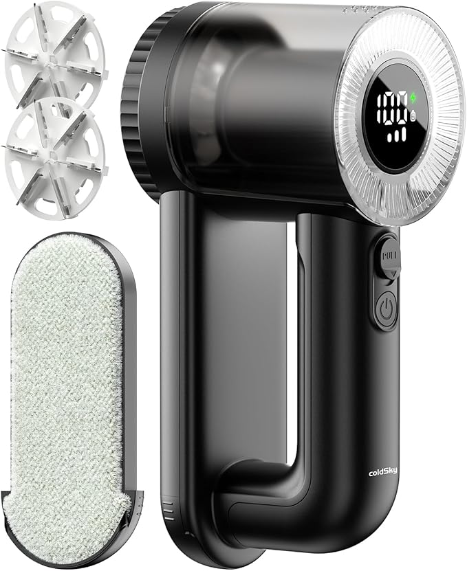 coldSky Electric Fabric Shaver & Lint Remover, Rechargeable Portable 3-Speed by Fabricshaver