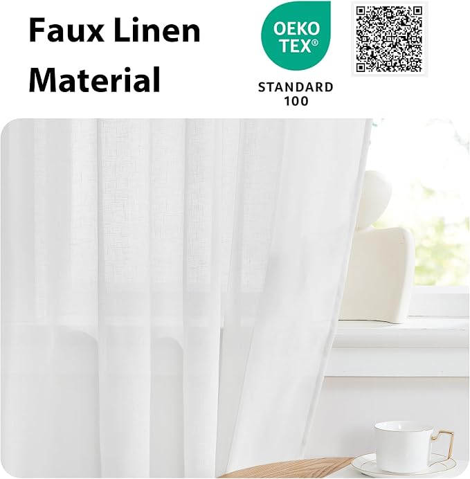 NICETOWN French Door Curtain for Small Window, Side Window Front Curtains - Image 6