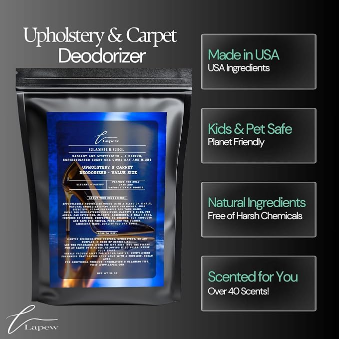 Glamour Girl Carpet Freshener Powder Value Size 36 oz | Powerful Odor Eliminator - Image 5