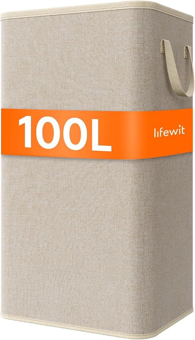 Lifewit 100L Large Tall Laundry Hamper, Collapsible Laundry Basket by Lifewit