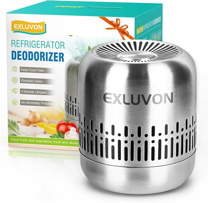 Refrigerator Deodorizer, Lasts for 10 Years Fridge Deodorizer Kitchen Gadgets by Exluvon