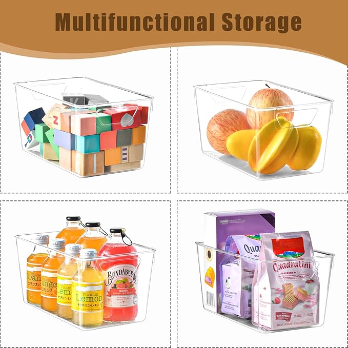 12 Pack Middle Organizers and Storage, Pantry Organization and Storage Bins - Image 3