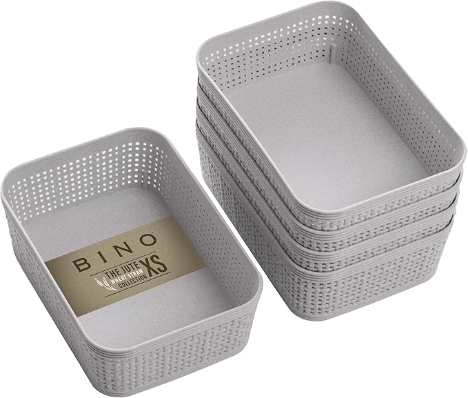 BINO | Woven Plastic Basket | XS, Space by BINO