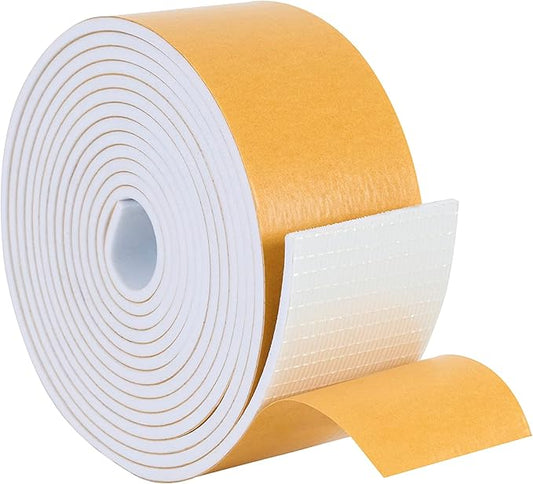 High Density Foam Weather Stripping Door Seal Strip Insulation Tape Roll by DualplexTalvania
