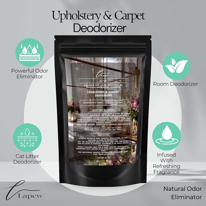 Luxe Carpet Freshener Powder: Powerful Odor Eliminator - Image 4