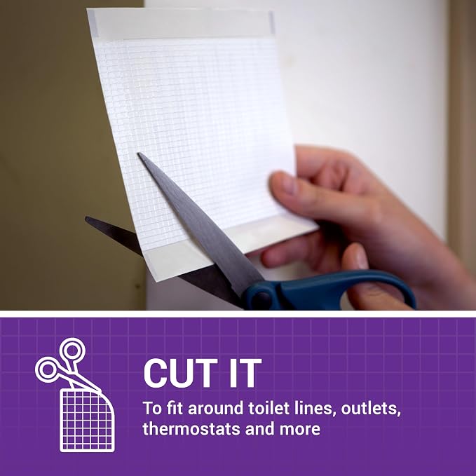 StrongPatch® 4 in. x 4 in. Flexible Self-Adhesive Wall Repair Patch – Versatile - Image 4