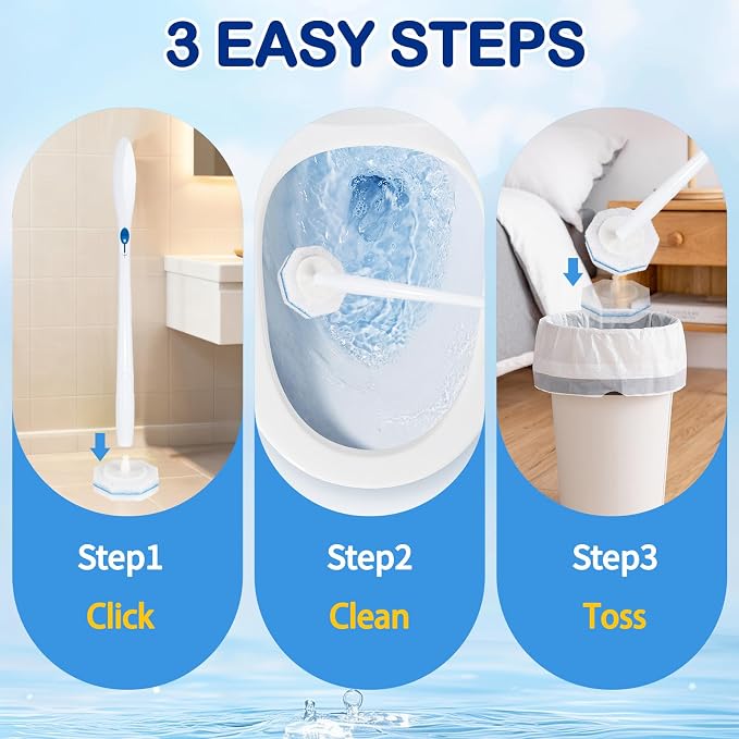 80 Count Disposable Toilet Wand Refills - Image 7