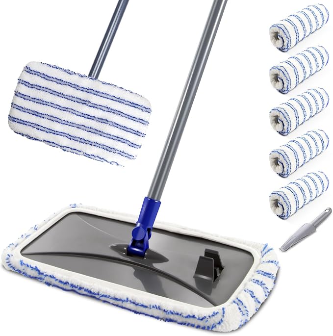 MASTERTOP Microfiber Mops for Floor Cleaning, Extra Large Industrial Mop by MASTERTOP