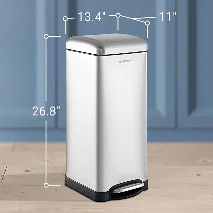 happimess HPM1007D Betty Retro 8-Gallon Step-Open Trash Can - Image 6