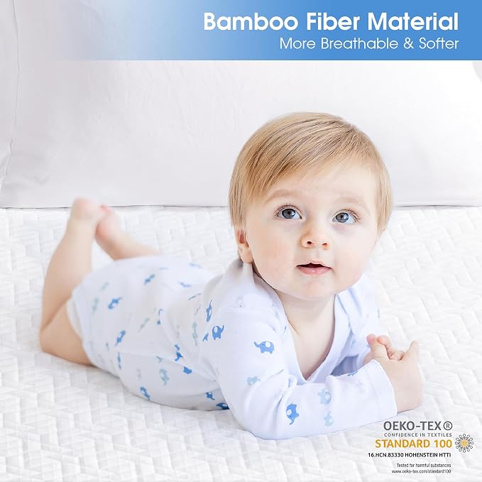Hanherry 100% Waterproof Mattress Protector King Size, Mattress Cover 3D Air - Image 2