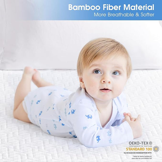 Hanherry 100% Waterproof Mattress Protector King Size, Mattress Cover 3D Air - Image 2