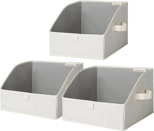 StorageWorks Closet Storage Bins, Trapezoid Organizer Box by StorageWorks