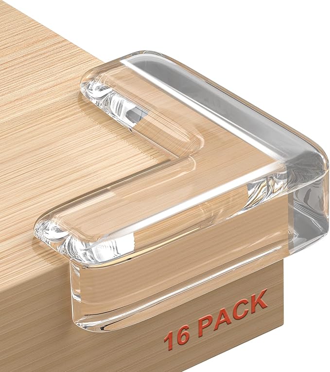 HOMREALM Baby Proofing 16 Pack Corner Protector Baby Corner Guards Furniture by HOMREALM