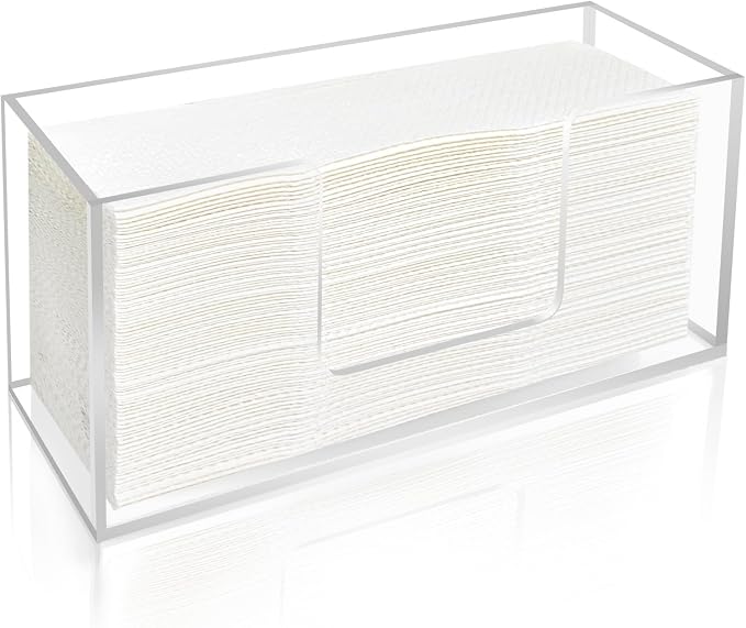1Pack Acrylic Paper Towel Dispenser, Napkin Holder by Unknown